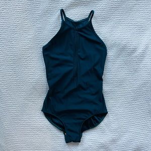 Eleve leotard, dark blue-green, large